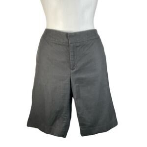 Banana Republic Hamton Fit Burmuda Shorts Size 6 Stretchy Black Work Wear